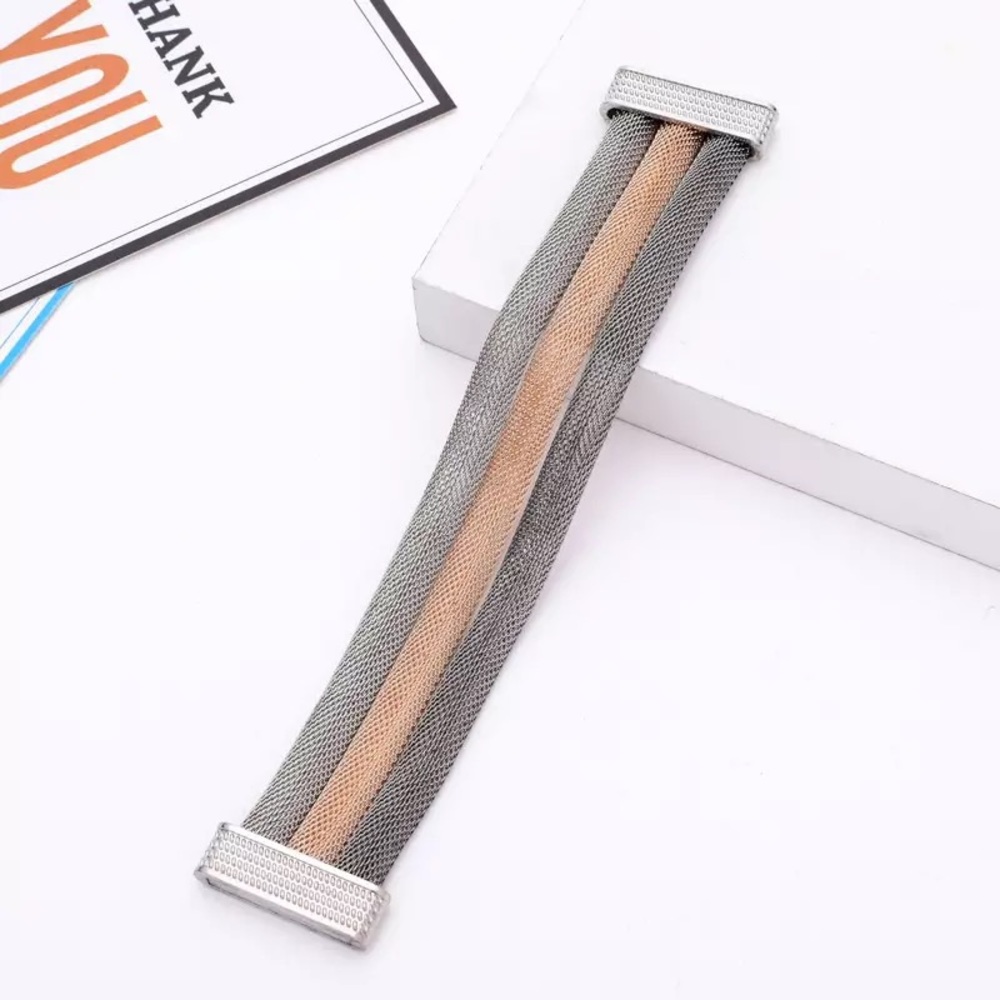 Unisex Color Mesh Combined Bracelet - Picture 2 of 2